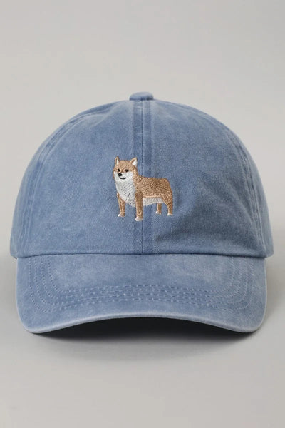 Shiba Embroidery Baseball Cap