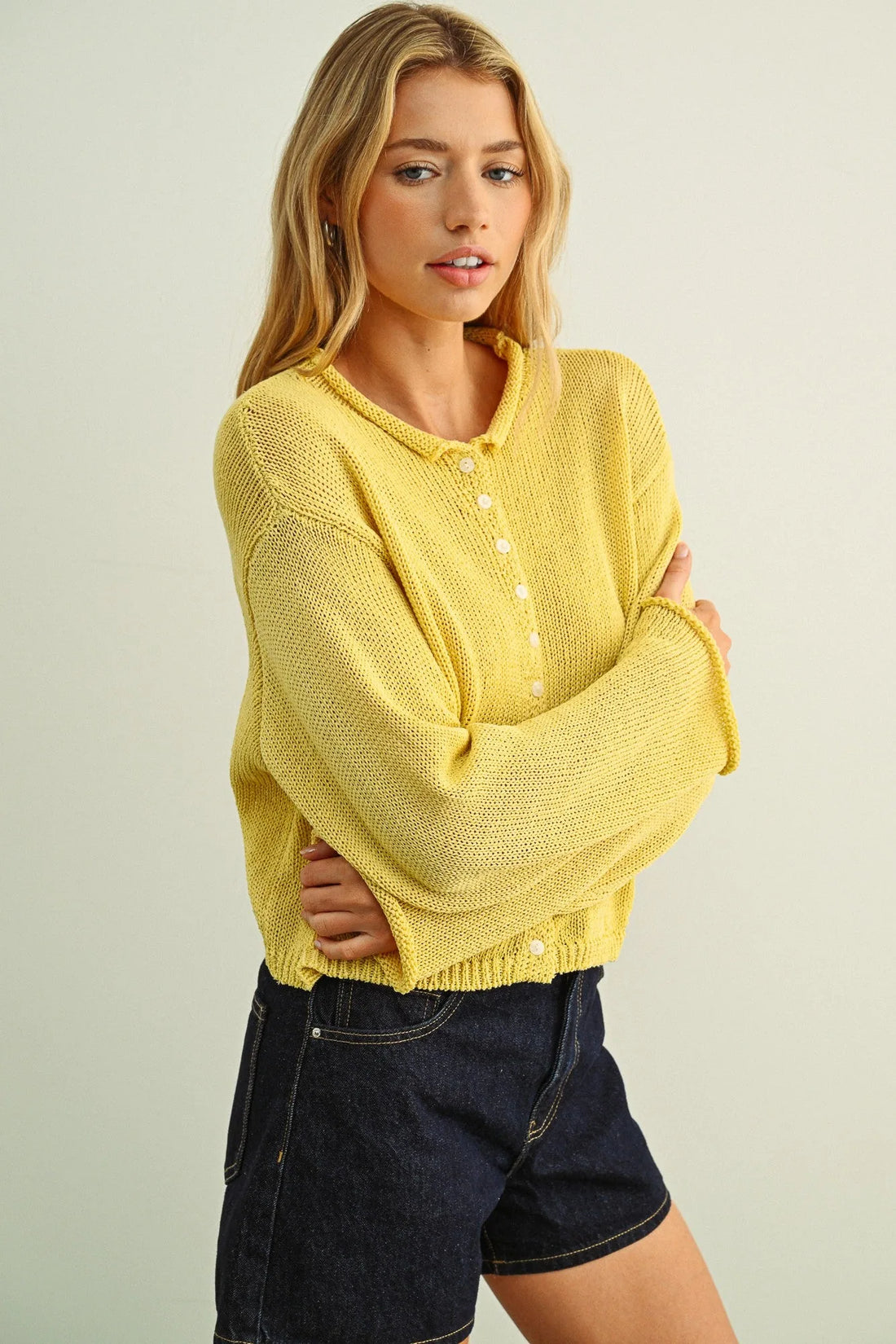 Cozy Button-Up Knit Cardigan