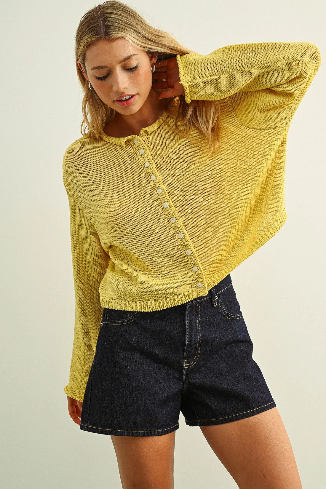 Cozy Button-Up Knit Cardigan