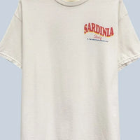 Sardinia Italy Oversized Graphic Tee