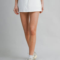 Scuba Mini Skort – Stretch Athletic Skirt with Built-In Shorts