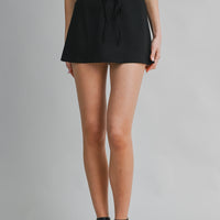 Scuba Mini Skort – Stretch Athletic Skirt with Built-In Shorts