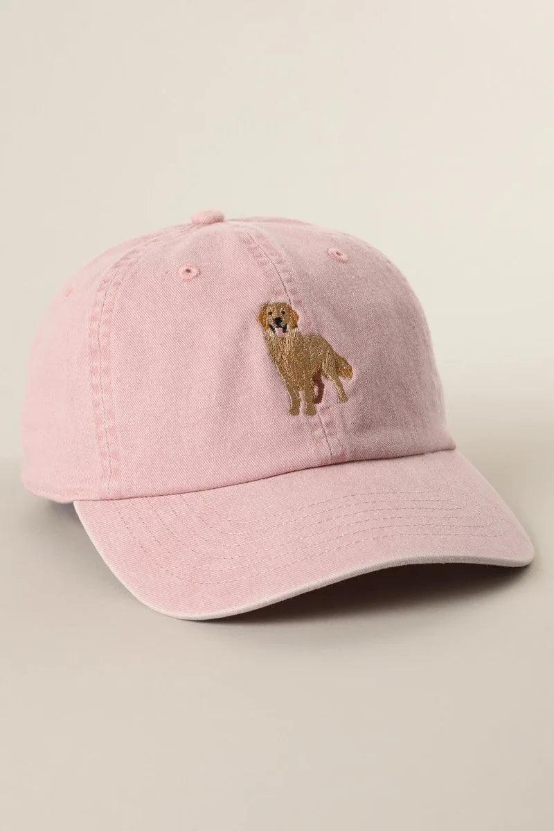 Golden Retriever Embroidered Baseball Cap