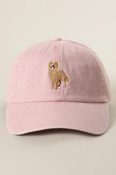 Golden Retriever Embroidered Baseball Cap