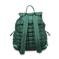 Quilted Puffer Nylon Backpack