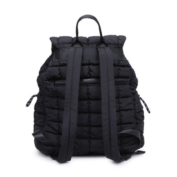 Quilted Puffer Nylon Backpack