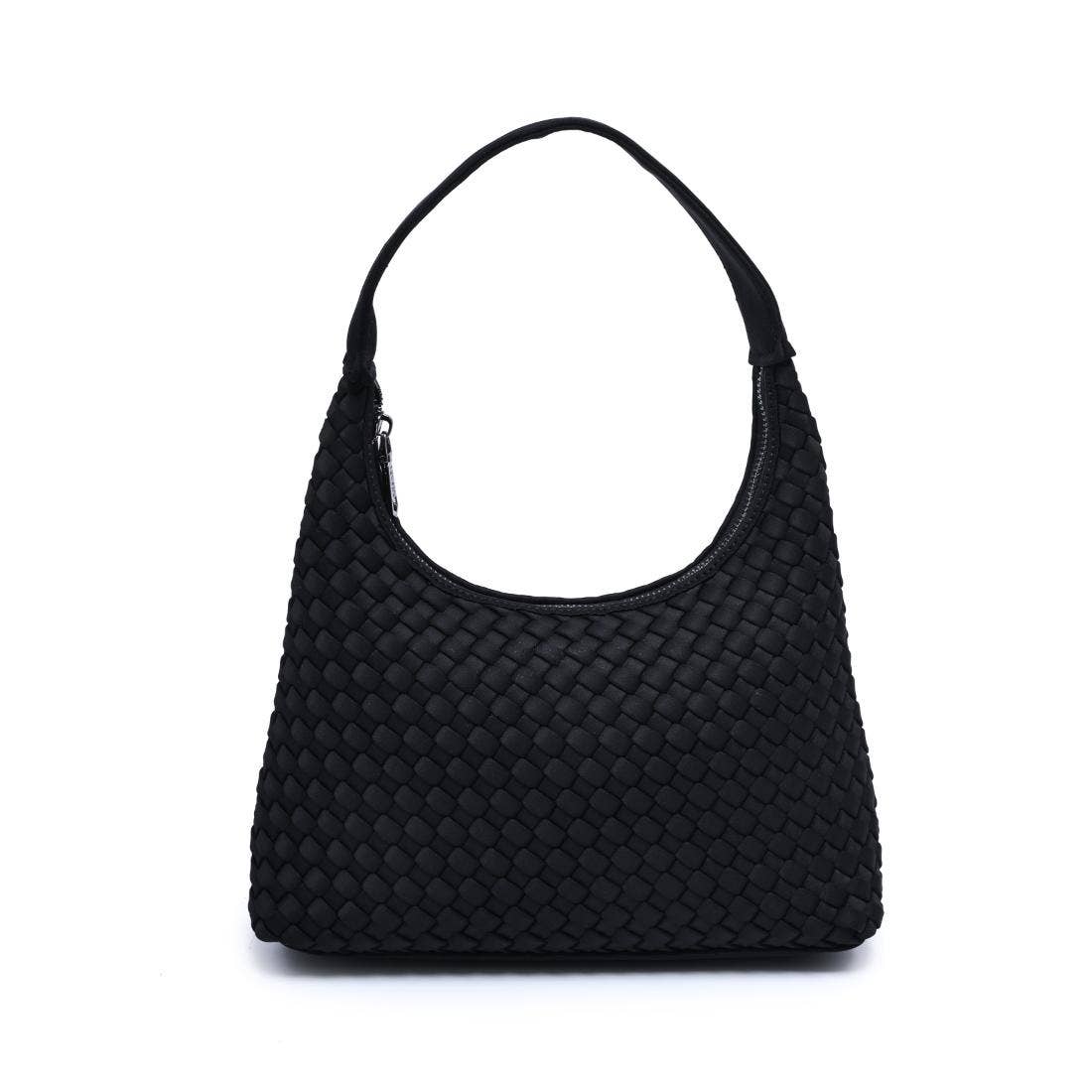 Modern Woven Neoprene Hobo Shoulder Bag
