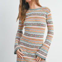 Multicolored Crochet Dress