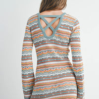 Multicolored Crochet Dress