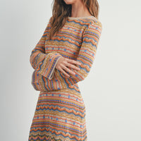 Multicolored Crochet Dress