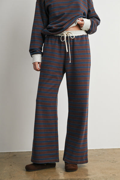 Striped Wide Leg Lounge Pants