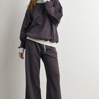 Striped Wide Leg Lounge Pants