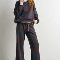 Striped Wide Leg Lounge Pants