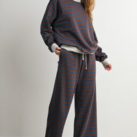 Striped Wide Leg Lounge Pants