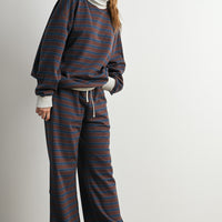 Striped Wide Leg Lounge Pants