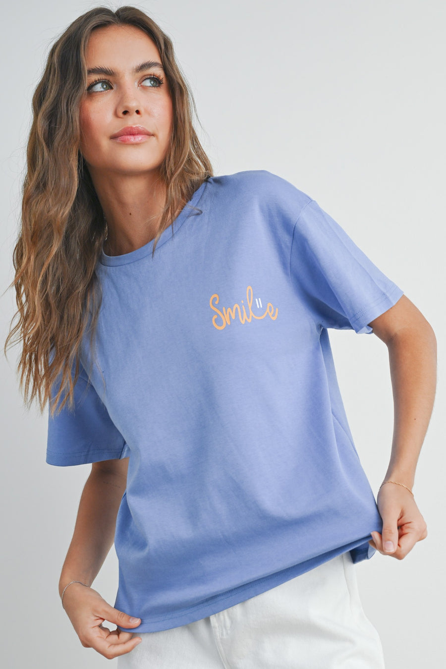 Smile Print T-shirt