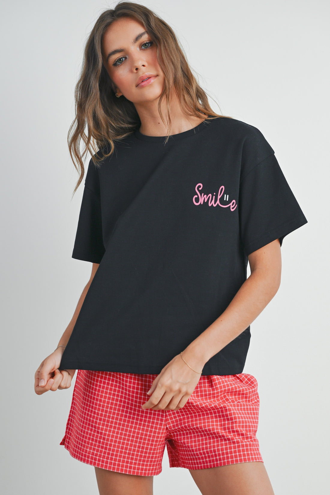 Smile Print T-shirt