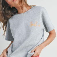 Smile Print T-shirt