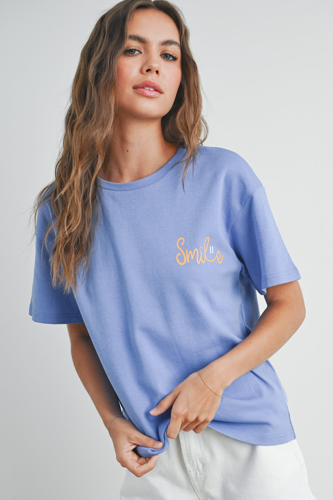 Smile Print T-shirt