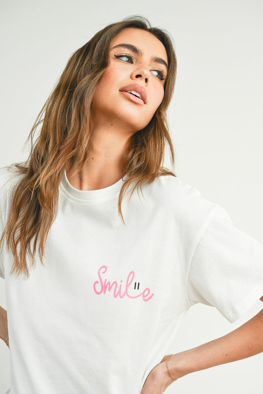 Smile Print T-shirt