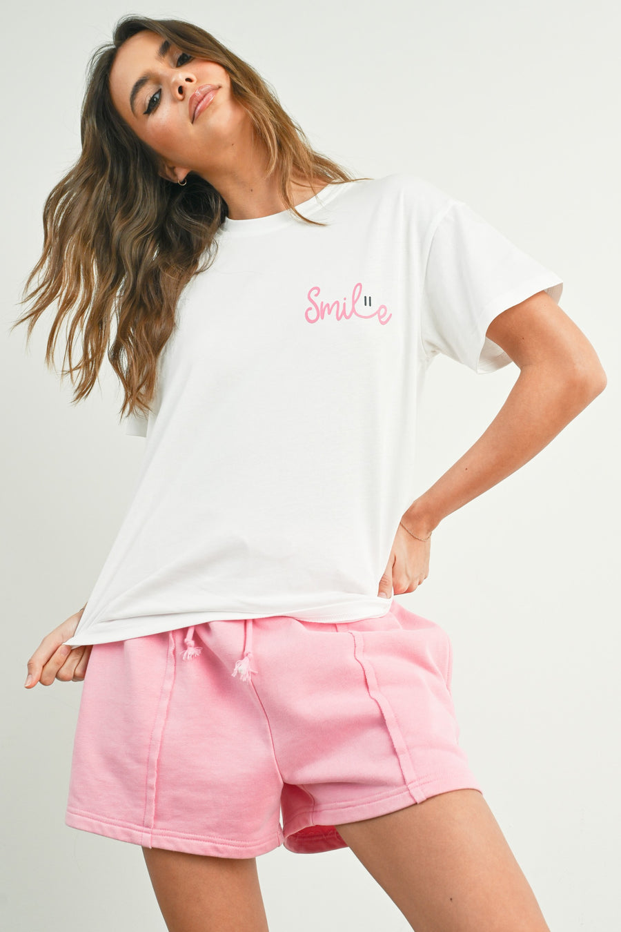 Smile Print T-shirt