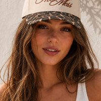 Certified Hot Mess Leopard Brim Trucker Hat