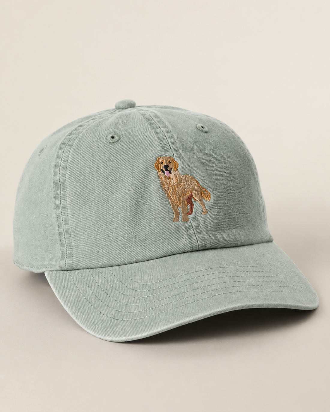 Golden Retriever Embroidered Baseball Cap