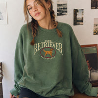 Embroidered Retriever Club Sweatshirt