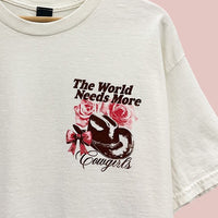 The World Needs More Cowgirls Oversized Graphic Tee