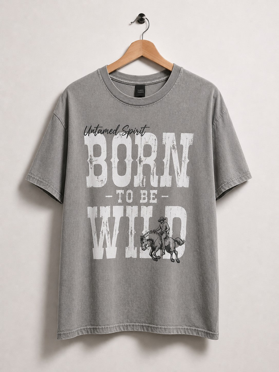 Born To Be Wild Oversized Cotton Graphic Tee