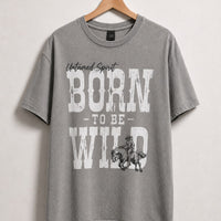 Born To Be Wild Oversized Cotton Graphic Tee
