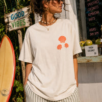 Vacation Stamps Oversized Graphic Tee