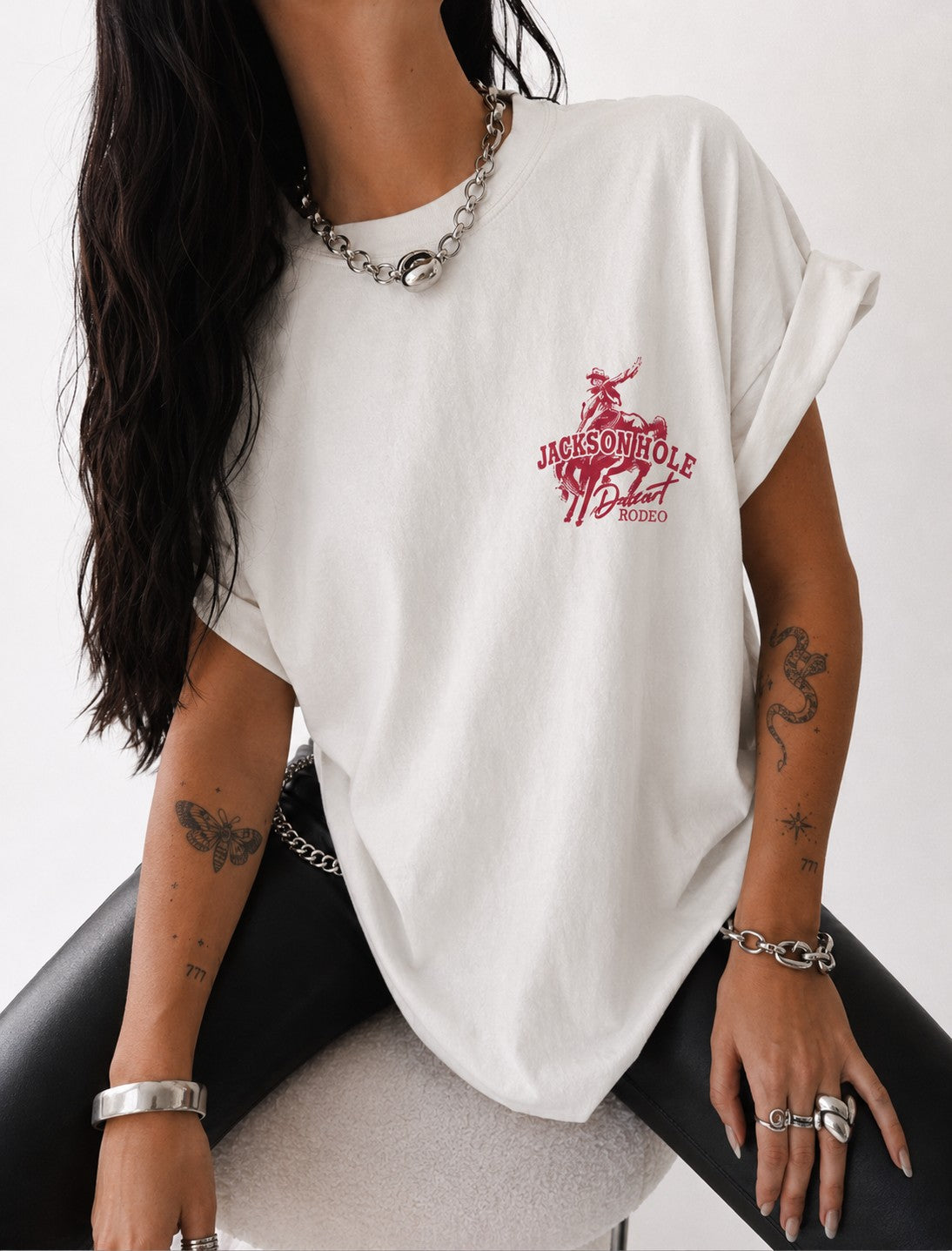 Jackson Hole Desert Rodeo Oversized Graphic Tee