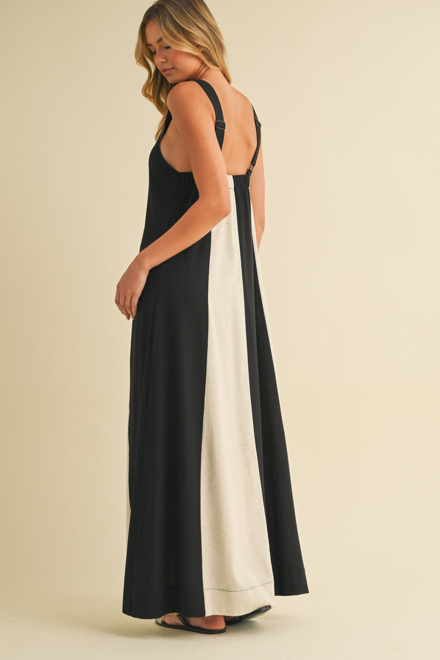 Color Block Summer Maxi Dress