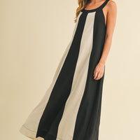 Color Block Summer Maxi Dress