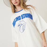 Rolling Stones Embroidery Oversized T