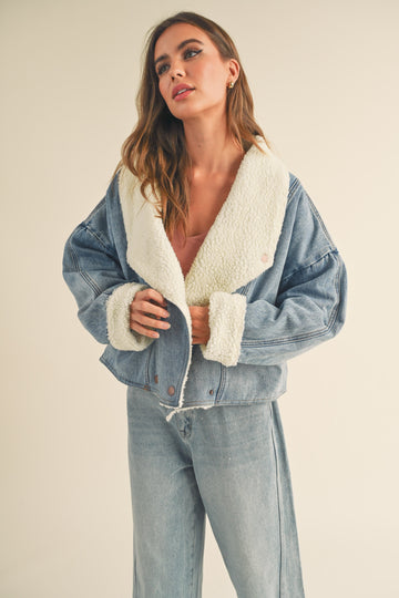 Sherpa Denim Jacket