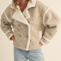 Retro Collar Sherpa Jacket