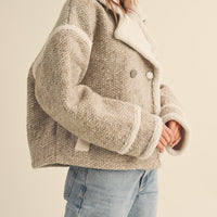 Retro Collar Sherpa Jacket