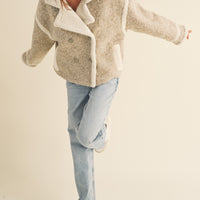 Retro Collar Sherpa Jacket