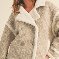 Retro Collar Sherpa Jacket