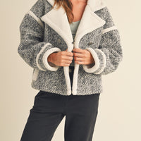 Retro Collar Sherpa Jacket