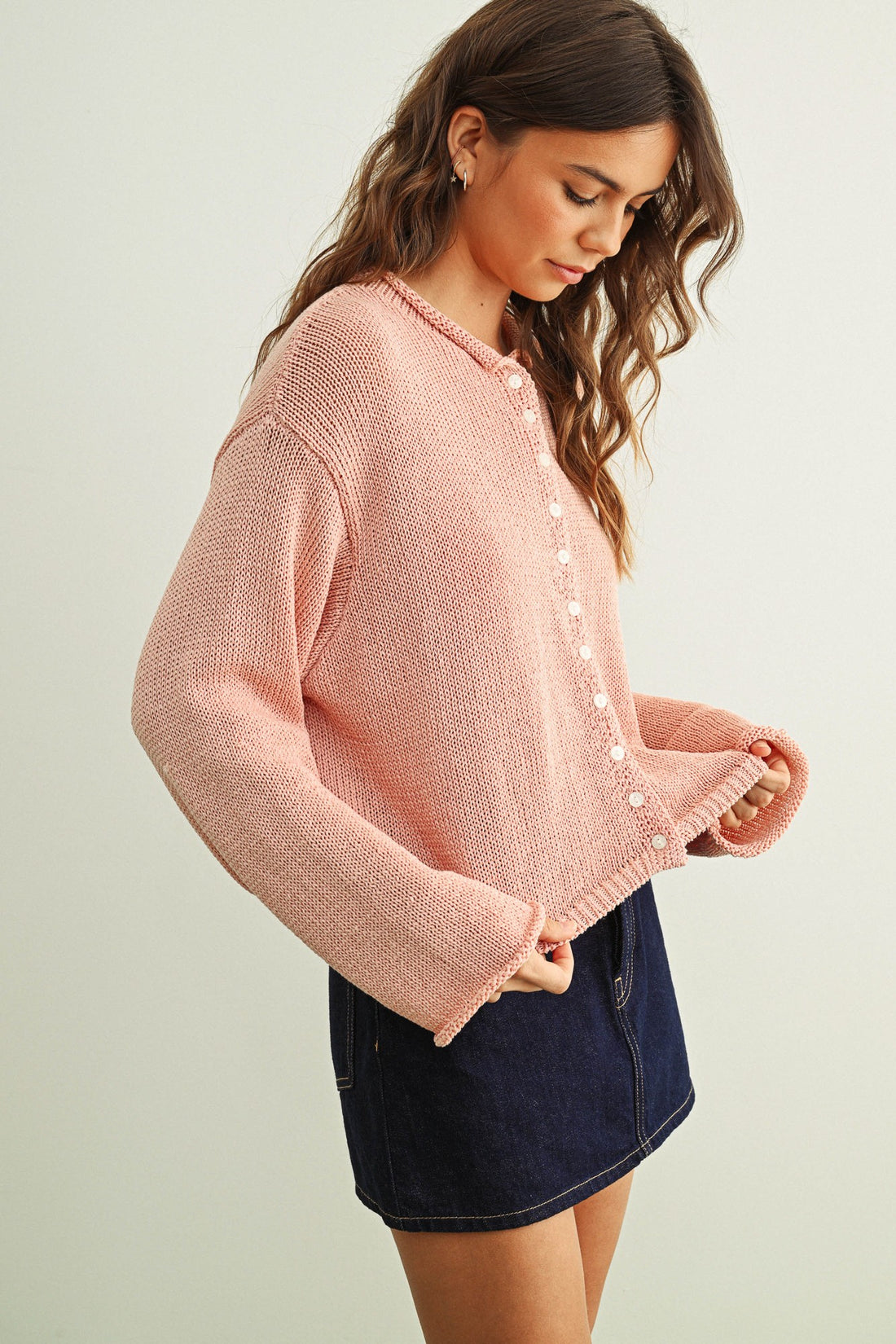 Cozy Button-Up Knit Cardigan
