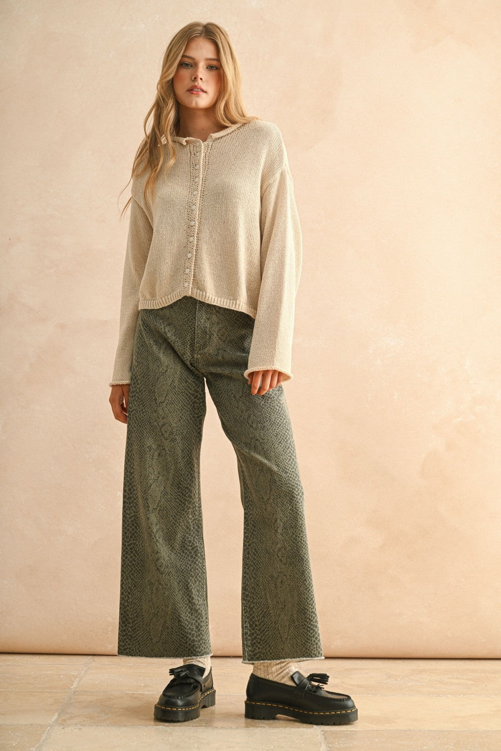 Cozy Button-Up Knit Cardigan