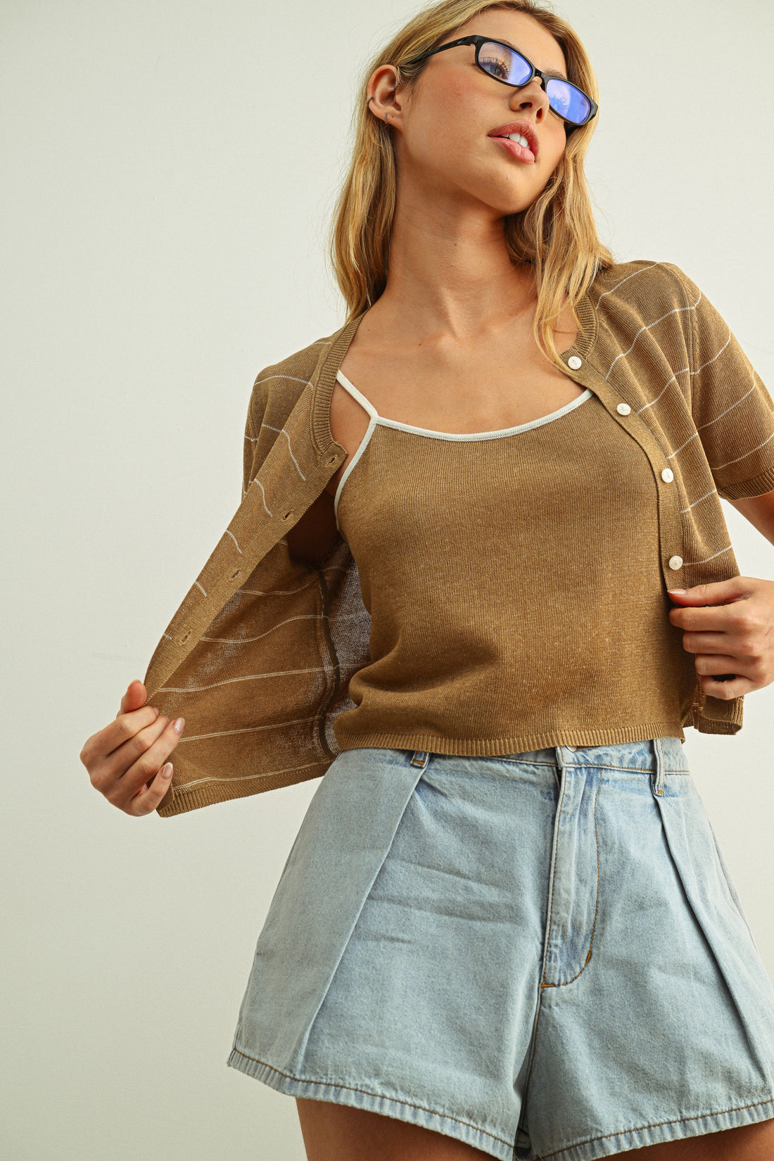 Effortless Knit Set — Cami & Cardigan Duo