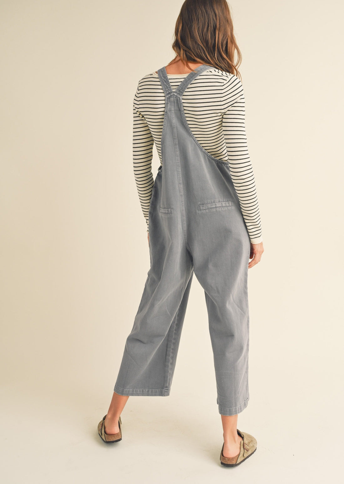 Tencel Washed Cute Jumpsuit Evercado