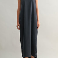 Draped Back Minimal Maxi Dress