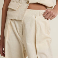 Coastal Muse Linen Blend Halter Top & Pants Set