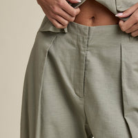 Coastal Muse Linen Blend Halter Top & Pants Set