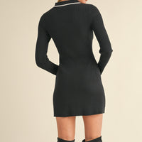 Lovely Sweater Knit Mini Dress